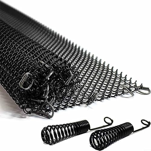 Kamin-Netzvorhang, hitzebeständig, Netzstoff, Kamingitter Vorhang, Metall, Kamin, Standtor, 61 x 50,8 cm, 2 Stück