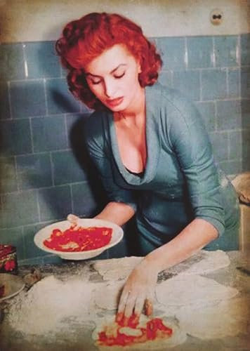 KUSTOM ART Wandposter Serie berühmter italienischer Schauspieler Sofia Sophia Loren ohne Rahmen, Kunstdruck auf beschichtetem Papier, 40 x 30 cm