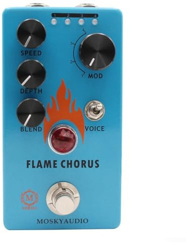 Gitarren-Effektpedal, Audio-Chorus-Pedal, das E-Gitarren-Effektpedal, Sound und leistungsstarker Chorus-Pedal, Ersatz für Gitarre