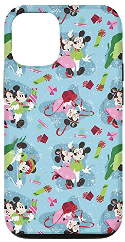 Disney Mickey & Minnie Mouse Holly Jolly Gifts Case for iPhone 12/12 Pro