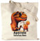 Hey!Print Aperolo Saufus Rex Jutebeutel - Dinosaurier mit Aperol Spritz