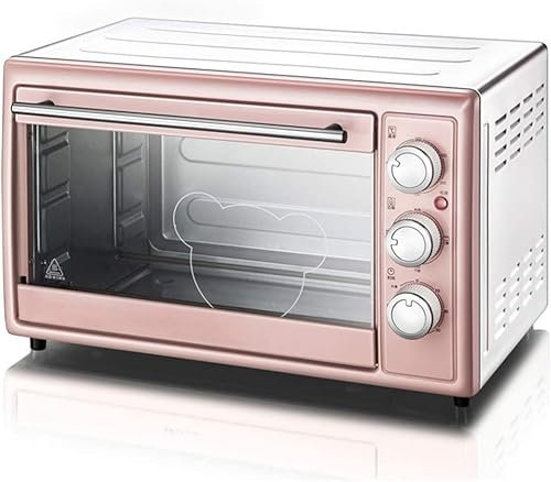 forno mini forno friggitrice ad aria Mini Forno 30 L con Temperatura Controllata di 60-250 ℃ e Timer da 60 Minuti 3 Metodi di Cottura Forno Multifunzione Domestico a Tre Strati con Copertura in Acciai