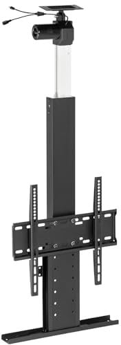 Allcam ECM784 Electric Motorised TV Lift Ceiling/Floor Mount 400×400 45KG Height Adjustable 109-187cm