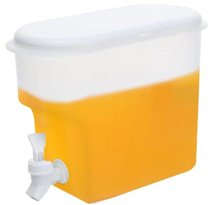 Dispensador de bebidas para nevera, dispensador de hervidor de agua fría de 3.5 L, dispensador de bebidas con grifo, dispensador de bebidas para nevera, dispensador de hervidor de agua fría,