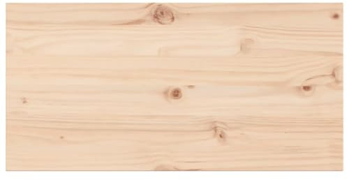 vidaXL Tischplatten 2 STK., Tischplatte Rechteckig, Ersatztischplatte für Couchtisch Beistelltisch Esstisch, Holztischplatte, Massivholz Kiefer
