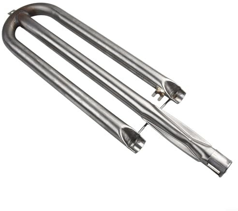 Griglia efficiente con bruciatore a U in acciaio , parte di ricambio per griglia a gas, L58 cm