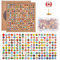 LEKEFETO Lot de 291 Punaises Drapeau National : Décoratives Pays Carte Avec Plaques de Liège Métalliques, Pins Créatifs Pour Tableau de Bord DIY