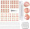114 Pcs Ingrown Toenail Treatment Corrector, Ingrown Toenail Tool with Nail Clippers Ingrown Toenail File and Lifter, Ingrowing Toenail Treatment Kit, Pedicure Tools for Caring for Toes