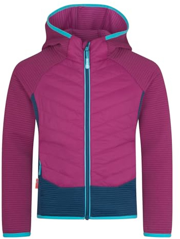 Trollkids Girls Sirdal Jacket 140, Bright Berry