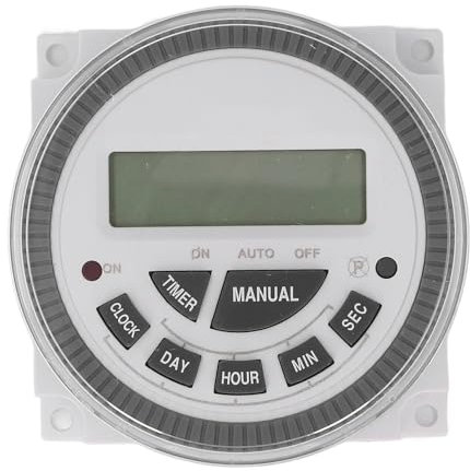 Digitaler Zeitschalter, LCD-Stromzeitsteuerung, Wöchentlich Programmierbar, TM 619sH 2 für den Heim- und Außenbereich