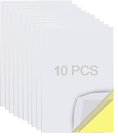 KAIHENG cinta transparente de doble cara, tamaño A4, cinta adhesiva extra fuerte, de doble cara con forro amarillo para bricolaje, fiesta, arte, manualidades, decoración del hogar (10)
