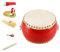 kowaku Batterie En Bois pour Enfants avec 2 Baguettes et 1 Maillet (couleur Aléatoire), Instrument de Musique éducatif à Main, Jouet, Cadeau pour Enfants