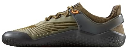 VIVOBAREFOOT Motus Strength II Mens Dark Olive (309648-04) Herren-Barefoot-Schuhe, dunkeloliv, geschnürt, atmungsaktiv, für den Outdoor-Einsatz, fürs Fitnessstudio, flexibel
