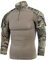 LANBAOSI Chemise de Combat Militaire Homme Airsoft Shirt Tenue Camouflage Uniforme Tactique Séchage Rapide à Manches imperméables MC Small