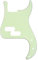 Musiclily 13 Löcher Precision Bass Pickguard P-Bass Schlagbrett für 4-Saiter Fender American/Mexican Standard Precision Bass,3 lagig Mint