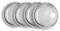 Universell passendes Radzierblendenset (4 Stück) 15 Zoll – Moon Caps chrom glänzend~