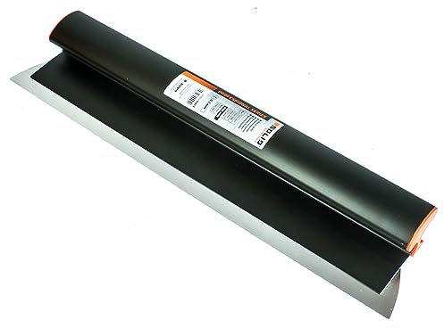 Flächenspachtel Professional Series - Spachtel zum Verputzen von Wänden und Decken - Skimming spatula mit deutlich hoherer Steifheit - Made in EU- (Flächenspachtel 65cm)