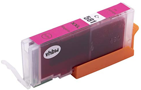 vhbw Tintenpatrone Magenta kompatibel mit Canon Pixma TS8252 | TS8350, TS8251, TS8250, TS9155, TS9150 Drucker (kompatibel, 12ml + Chip)