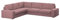 Soferia Sofabezug L Form Kompatibel Mit KIVIK 2+3/3+2 Ecksofa Ecksofaüberzug Ecksofaüberwurf Sofaschoner Cover Einfache Reinigung Allergiefrei Naturel Orange