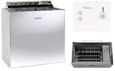 Sentiotec Nordex Style 6/8 / 9 kW Saunaofen mit Steuerung Sentiotec K1 und Steine (8 kW)