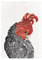 Maxwell & Williams Marini Ferlazzo Birds Bedrucktes Geschirrtuch mit Galah Design, 100% Baumwolle, Schwarz/Weiß, 50 x 70 cm, Waschmaschinenfähig