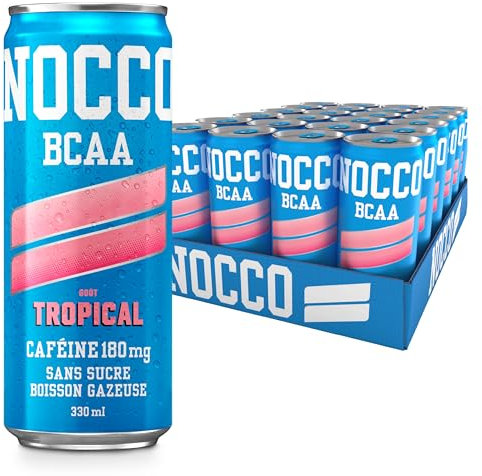 NOCCO BCAA Tropical Energy Drink 180mg Koffein 24 x 330 ml