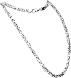 FILANGO Halskette 925er Silber Königskette rhodiniert/vergoldet Silberfarben Länge: 60cm | Stärke: 7mm
