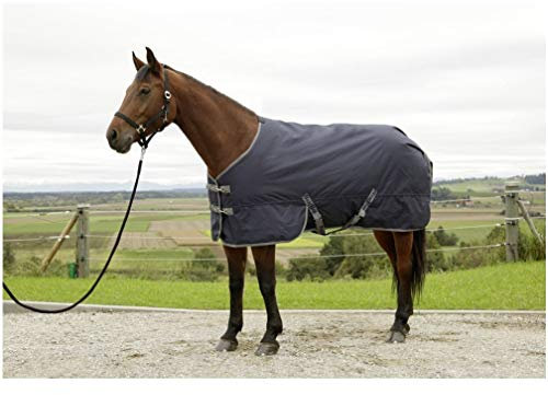 Kerbl 3222148 RugBe Winterdecke IceProtect 300gr. Navy/Grey, 125cm