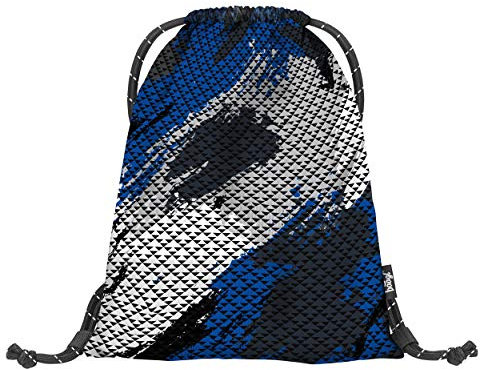 Baagl Turnbeutel für Junge, Wasserdichte Schuhbeutel für Kinder, Schule und Kindergarten Sportbeutel, Sportrucksack, Gymsack (Paintball)