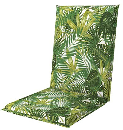 Doppler / Midilehner Living/Gartenstuhlauflage/Midilehner/Palmen/ca. 110 x 48 x 6 cm