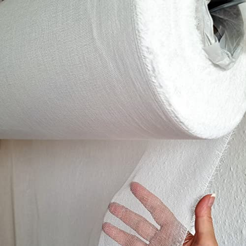 100m x 0,9m 100% Baumwollgaze Weiß, 17-fädig Verbandmull, Gaze Stoff, Gauze, Käsetücher, Filtertuch, Seihtuch