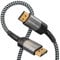 BlueRigger DisplayPort to HDMI Cable - (2M, DP to HDMI Cord, 4K 60Hz, HDR, HDCP 2.2, Uni-Directional Display to HDMI, Male Video Cable) - Compatible with PC, Laptop, HDTV, Monitor, Projector, VR