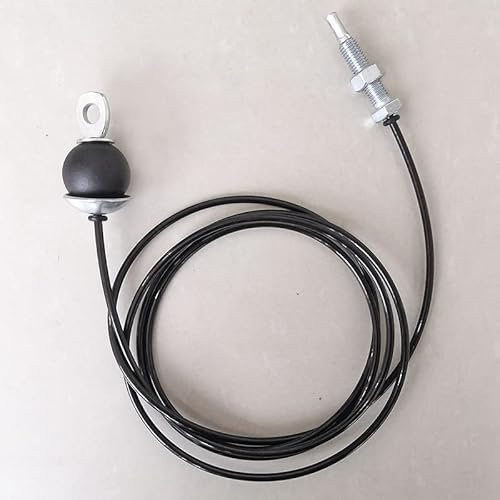 xiaghua369 1M/2M/2.5M/3M/3.5M/4M/5M/6M Gym Wire Rope Heavy Duty Steel Wirerope for Home Cable Machine Thick 5mm Rope Fitness Pulley Accessories (Color : 4m)