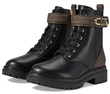 Michael Kors 40F2PKFE5L-007 Parker Ankle Bootie Donna, Black/Brown EU 38