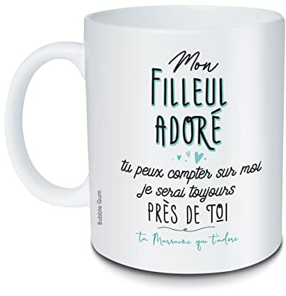 Mug Mon filleul, ta marraine qui t’aime