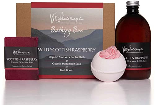 The Highland Soap Company Bade-Geschenkset Wild Scottish Raspberry