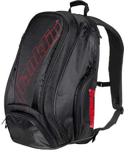 Franklin Sports Pickleball-Taschen – Deluxe Competition Pro Pickleball-Rucksack für Ausrüstung und Ausrüstung – Pickleball-Tasche für Männer und Frauen – hält Paddel, Pickleballs + Zubehör –