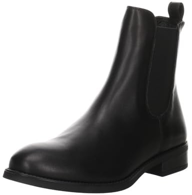 Unisa Damen Stiefeletten Schuhe Barty Chelsea Boots Leder-/Textilkombination Elegant Freizeit uni