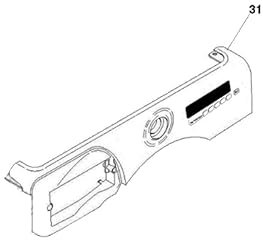 Control panel with sensor Washing machine 43023488 CANDY