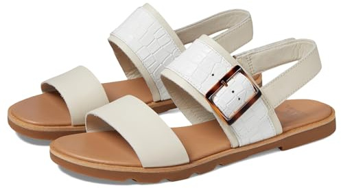 Sorel Damen Ella lll Slingback Sandalen, Chalk, Gum 2, 40 EU