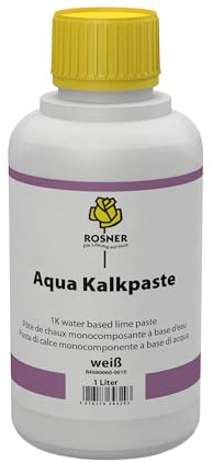 Rosner Aqua Kalkpaste weiß 1 Liter,Dispersion,Weißpigmente,Bindemittel,Holz