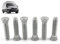 Robuste Hinterradbolzen M14 x 60, Doppelrad für Ford Transit YC151118CA A4170050 4170050 2006–2014, 6 Stück