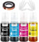 Sublimation 102 104 encre compatible avec Epson ET-2400 ET-2720 ET-2760 ET-2800 ET-2803 ET-2815 ET-2820 ET-2830 ET-2840 Imprimantes à jet d'encre pour tasse, gobelet, T-shirts Transfert de chaleur(4P)