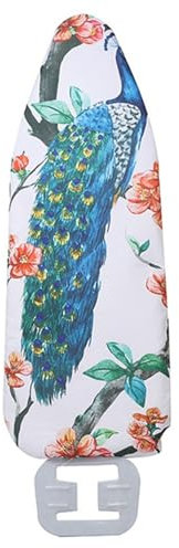 AYKANING Ironing Board Covers,Iron Board Covers Flamingo Flowers Printd Canvas Ironing Board Replacement Cover Washable Non Slip Heat Insulation Ironing Board Cover Blanket Pad (Color : 3)