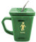 Recycling Bin Mug | 450ML Insulated Coffee Mug,Trash Can Coffee Mug with Toilet Shaped Lid, Trash Can Shape Water Cup for Hot, Cold Drinks, Candy