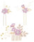 EIHI 3 Pièces Rose Accessoire Cheveux Mariage Bijoux Cheveux Pince Cheveux Mariage Bijoux Cheveux Mariage Bijoux de Cheveux pour Femme, A