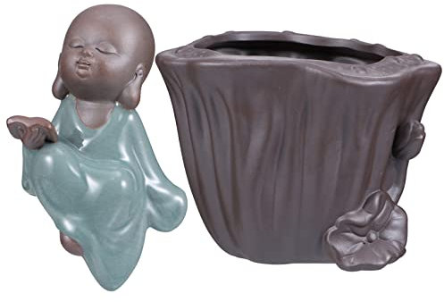 TINEASUR 1pieza Maceta Cerámica Hidropónica Sin Decoración De Mesa para Plantas Vintage para De Suculentas y Flores para Interiores y Exteriores