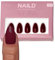 NAILD Softgel Press On Nails Almond, Bloody Mary – Fingernägel zum Aufkleben in Studioqualität – Wiederverwendbare künstliche Fingernägel – inkl. Nagelkleber, Feile & Zubehör