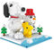 BlueBrixx Pro 108139 – Snoopy und Woodstock Spaß mit Schnee (Diamond Blocks) aus Klemmbausteinen mit 463 Bauelementen