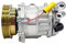 Compresor de Aire Acondicionado for Coche Compatible con Citroen C5 C6/Compatible con Peugeot 607 407 9663315580 6453VJ 9656572180 9660555480 6453SH SD7C16 7C16